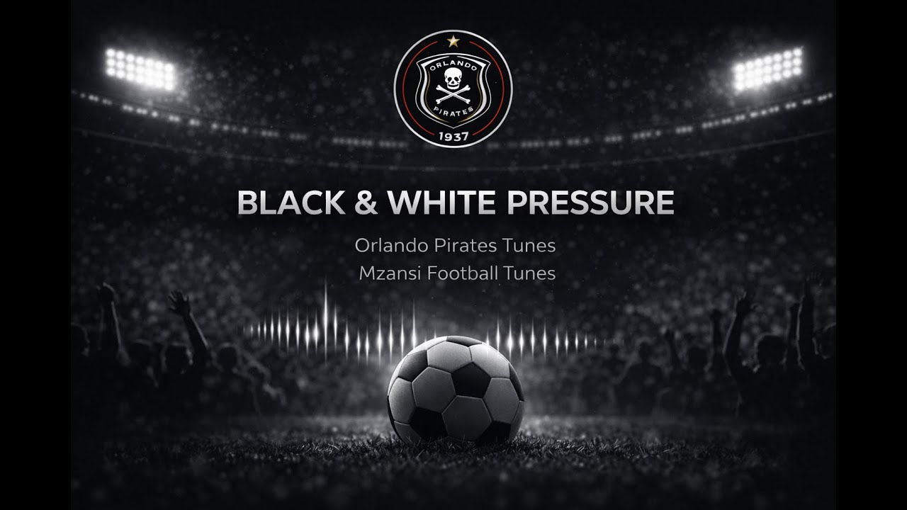 Black & White Pressure (Amapiano) | Orlando Pirates Game Day 🖤⚽ | Mzansi Football Tunes