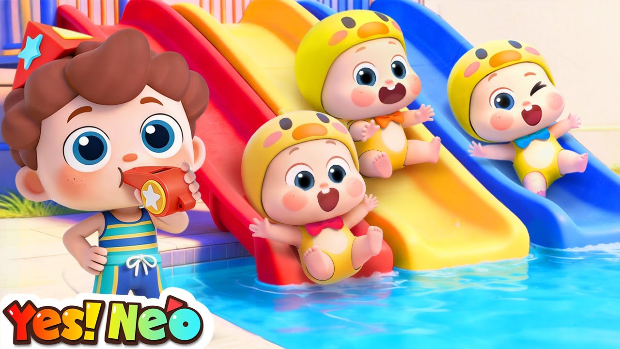 Kids Learn Swimming Pool Safety Rules | Safety Tips for Kids | Nursery Rhyme & Kids Songs | Yes! Neo