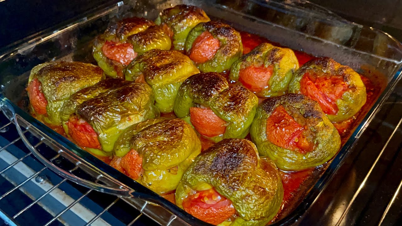 НАМНОГО ВКУСНЕЕ, ЧЕМ СТАФФЛЕР ДЛЯ КУХНИ, РЕЦЕПТ ПЕРЦА С НАПИТКАМИ В ПЕЧИ