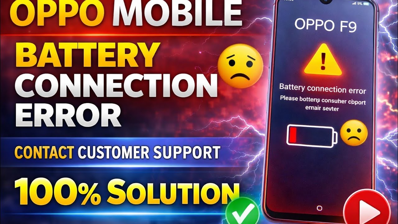 oppo f9 battery connection error please contact the customer support center oppo f9 charging error
