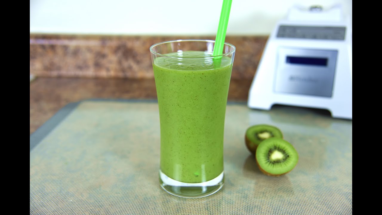Kiwi-Froosion Green Smoothie! All New Blendtec Mini Wildside Jar!