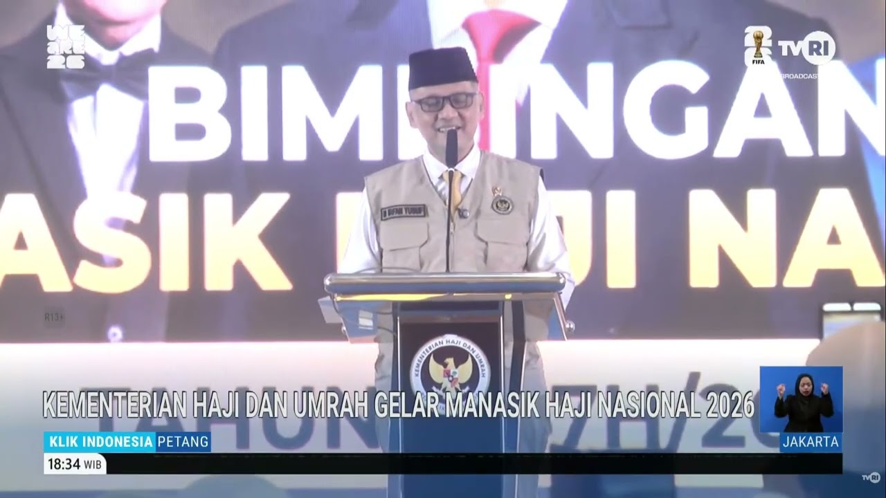 KEMENTERIAN HAJI DAN UMRAH GELAR MANASIK HAJI NASIONAL 2026