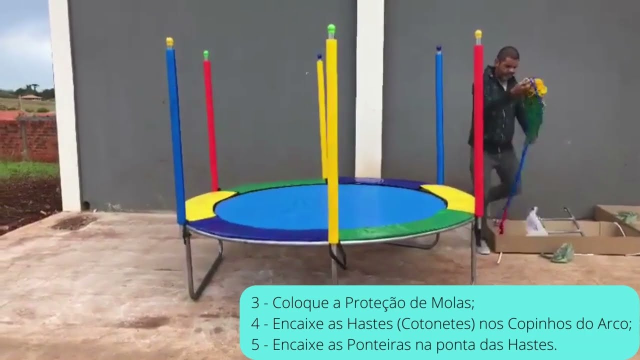 Rotoplay Brinquedos - Montagem Da Cama Elástica / Pula-Pula/ 2,30 (Tutorial)