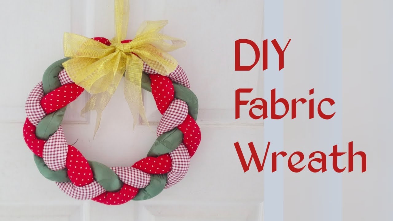 DIY Fabric Wreath Christmas | Decoration & Ornament Natal