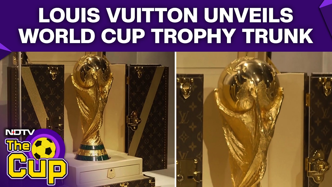 FIFA World Cup Final | Louis Vuitton Unveils Official FIFA World Cup Trophy Trunk Ahead Of Final