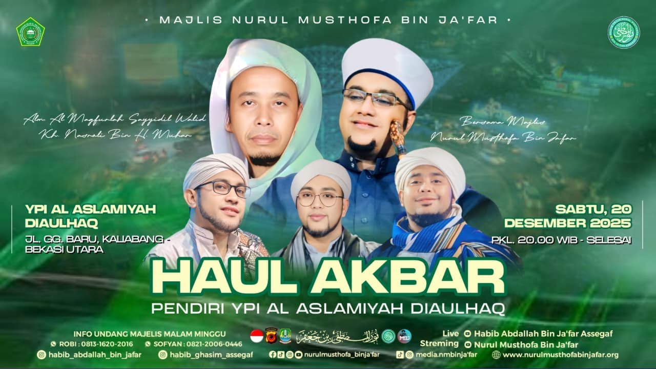 🔴LIVE! Bekasi Bersholawat | Sabtu, 20 Desember 2025 | YPI Al Aslamiyah Diaulhaq, Kaliabang, Bekasi