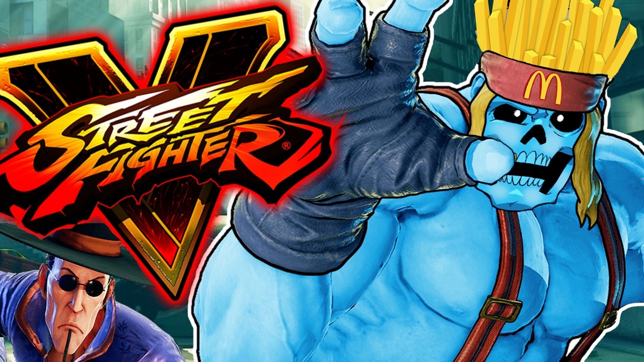 Просто положи картошку фри в пакет, братан! - STREET FIGHTER V ALEXMANIA!