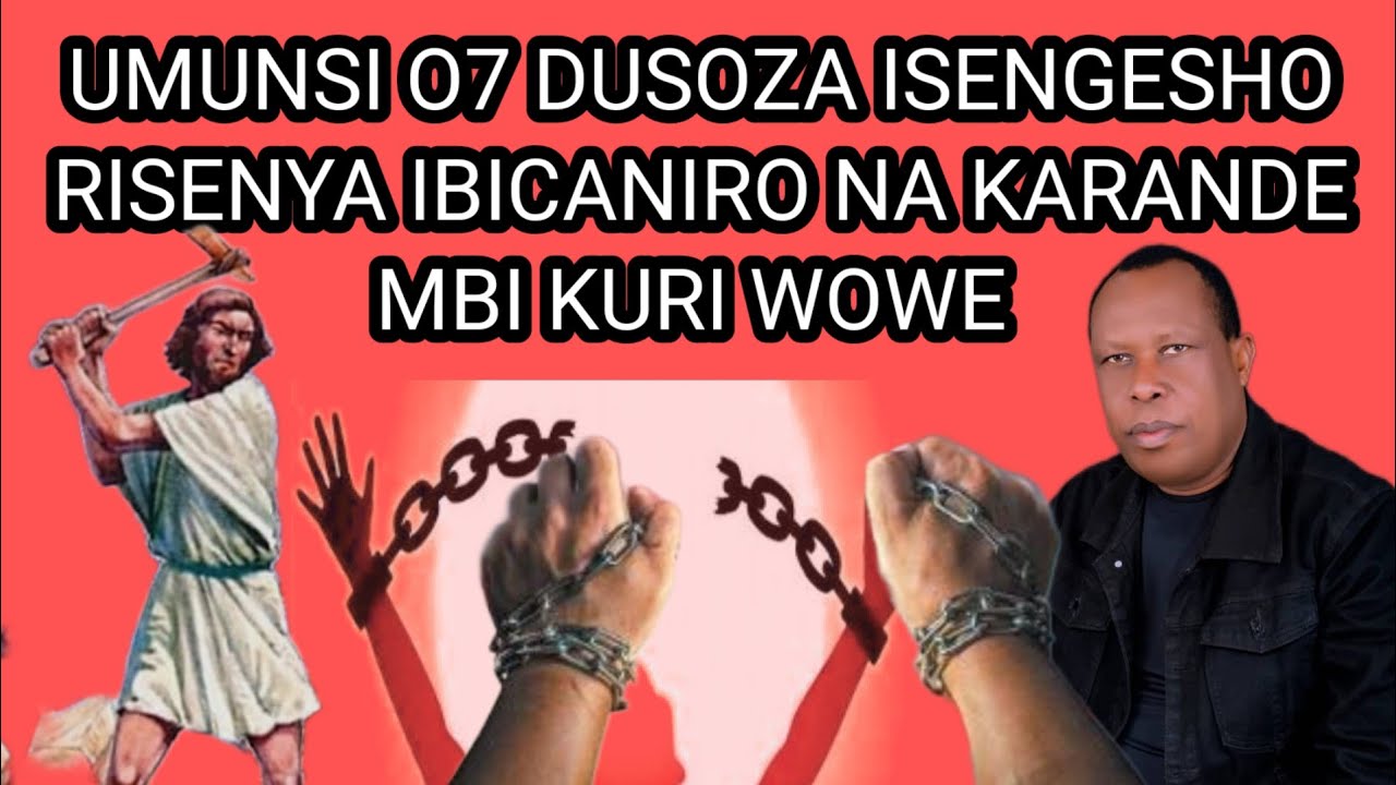 UMUNSI WA 07 WO GUSOZA ISENGESHO RISENYA IBICANIRO na KARANDE MBI KUBUZIMA BWAWE BYIHUSE BIRABAYE❤️