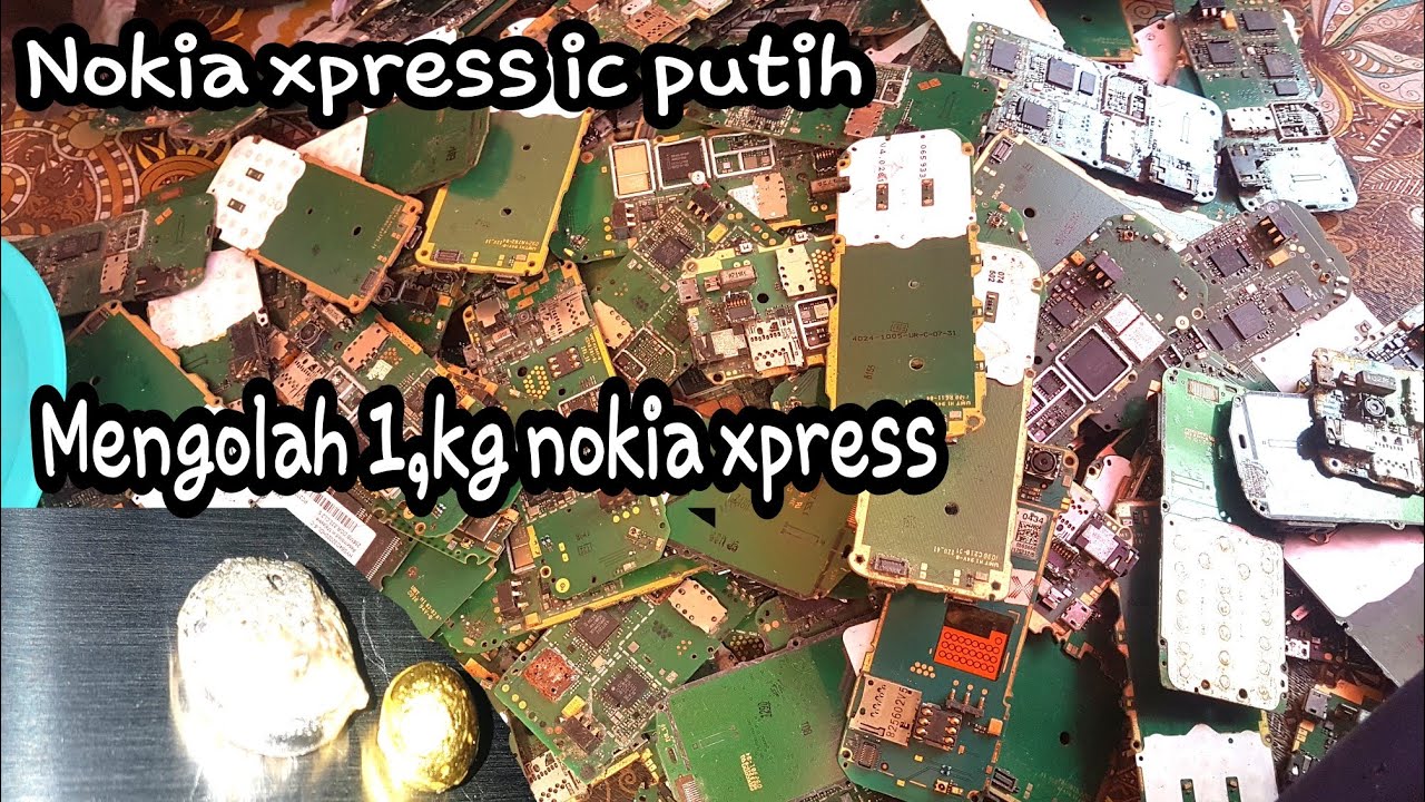 Proses melebur hp nokia xpress!recovery gold silver