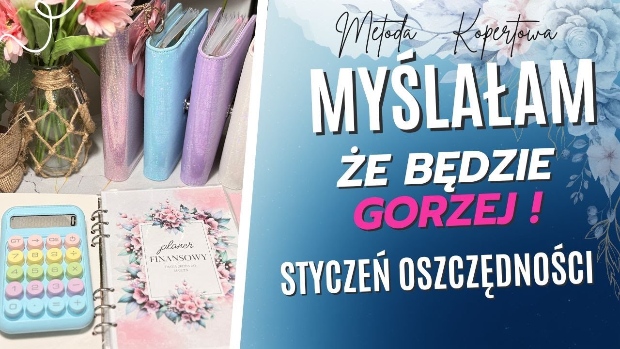 ROZKŁADAM PIENIĄDZE DO BINDERA — STYCZEŃ