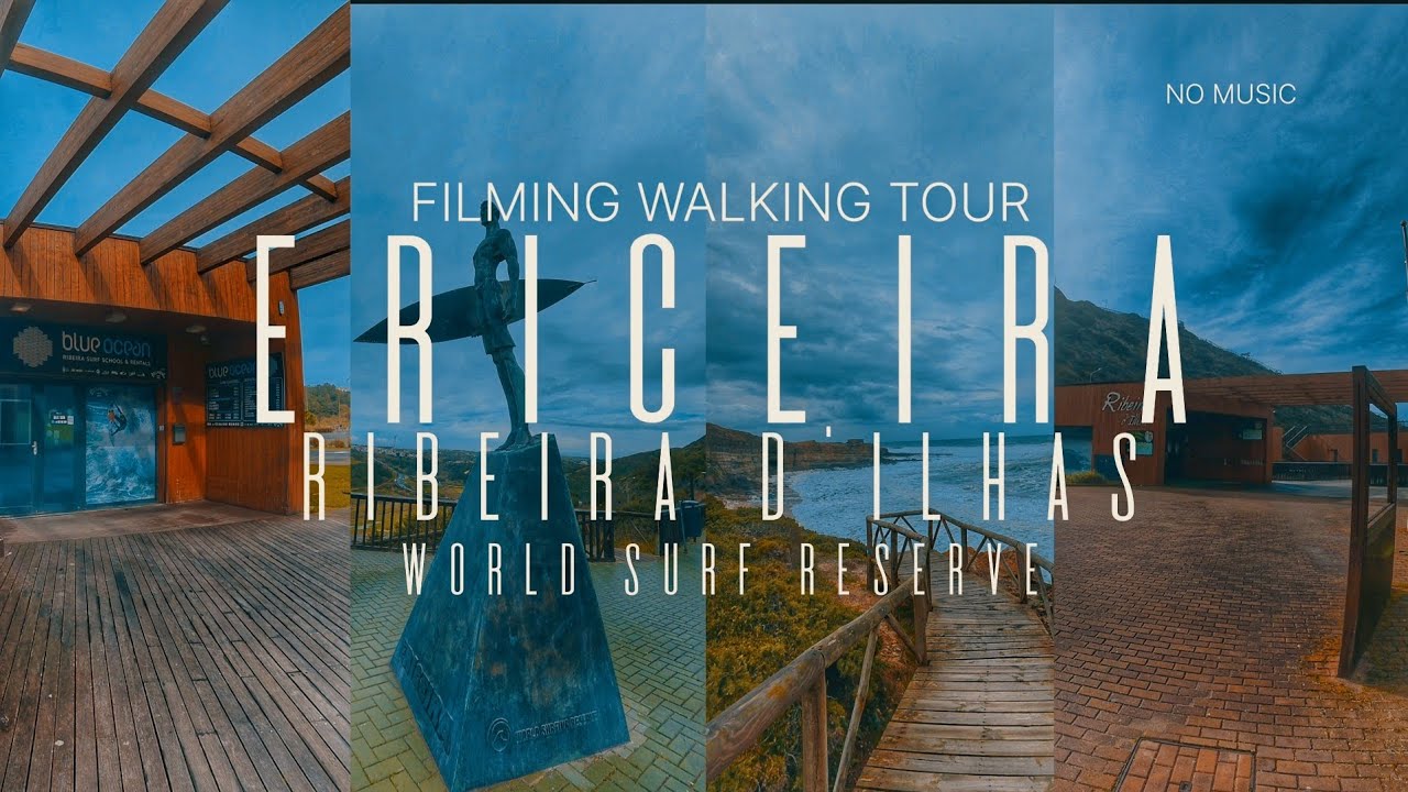4K 🇵🇹 Ribeira D'ilhas Ericeira Portugal (Filming Walking Tour ) No Music 