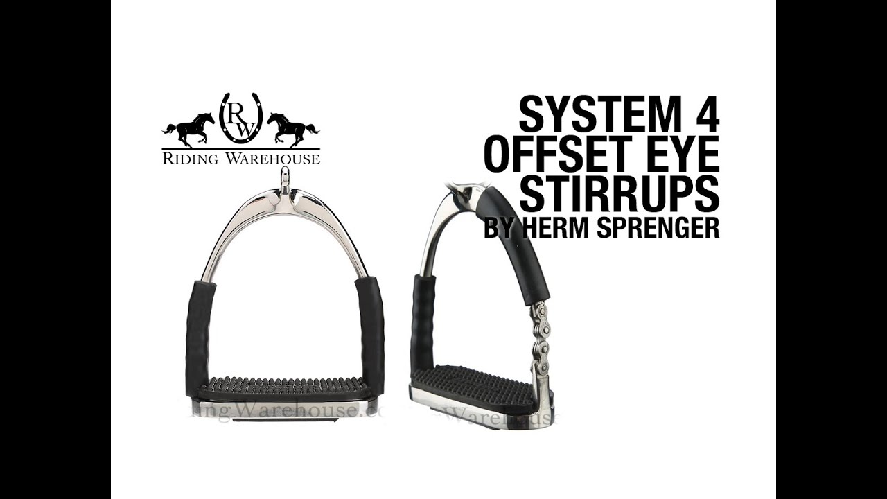 Herm Sprenger System 4 Offset Eye Stirrups