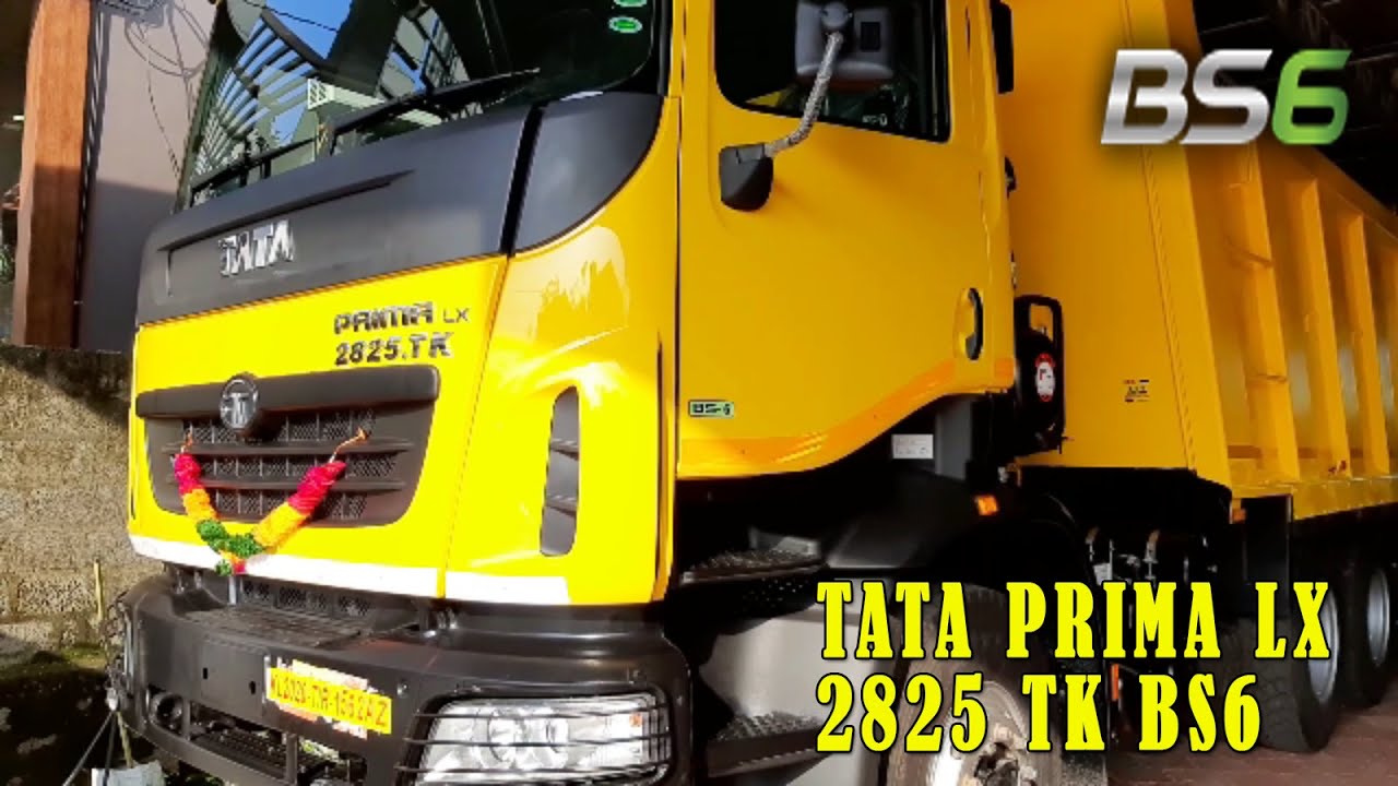 Tata Prima LX 2825 TK BS6 Tipper Review, 28 Ton Category, 6.7-litre, 6-cyl Engine, specifications