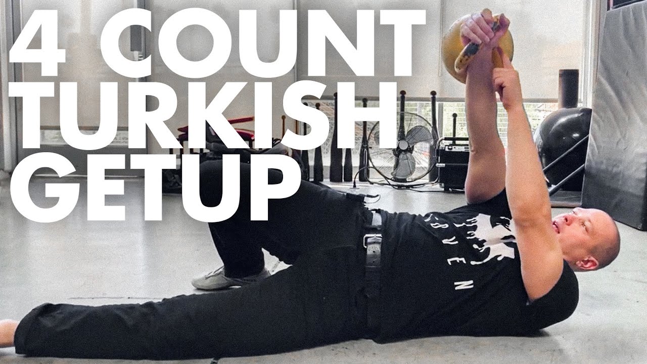 Kettlebell 4 Count Turkish Getup Press to Roll