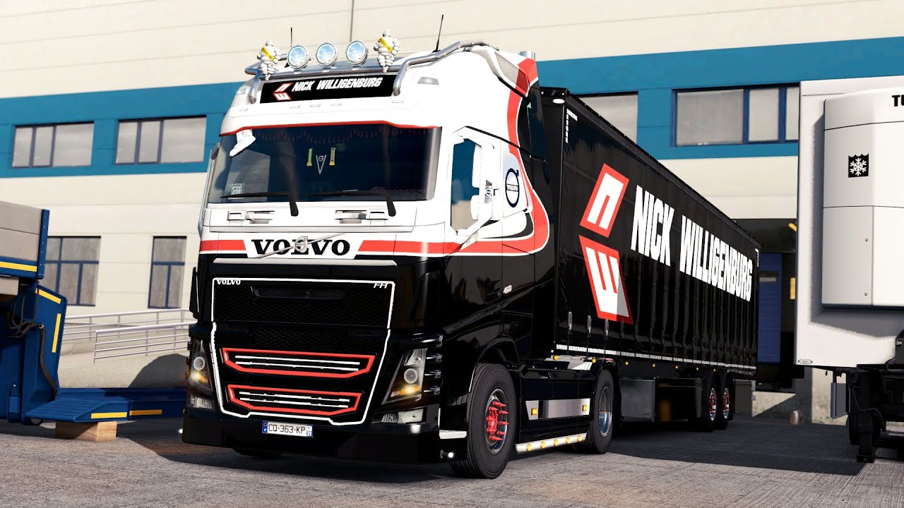 ETS2 1.39 | VOLVO FH16 Nick Willigenburg Combo | Dijon → Geneva