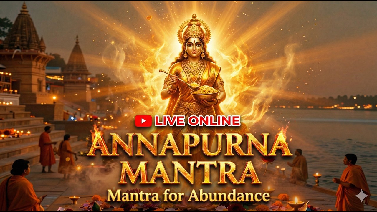 🔴 LIVE: Annapurna Mantra 🙏 Universal Divine in Varanasi #AnnapurnaMantra #UniversalDivineMantra