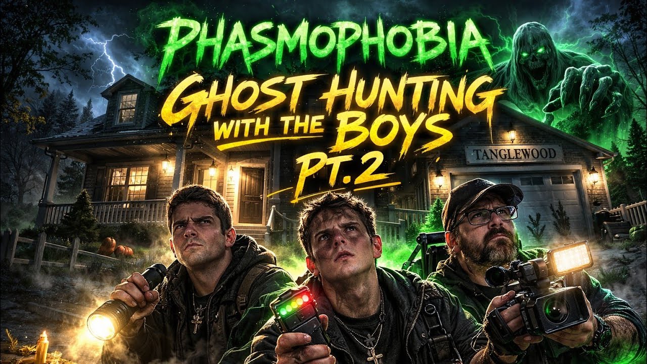 Ghost Hunting With the Boys | Phasmophobia Pt. 2 #Phasmophobia #GhostHunting #HorrorGaming