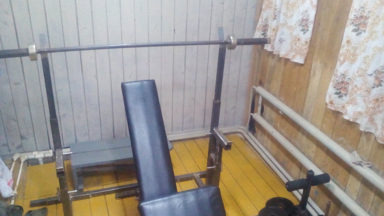 Скамья для жима штанги, пресса, прокачки ног,со стойками и партой своими руками!