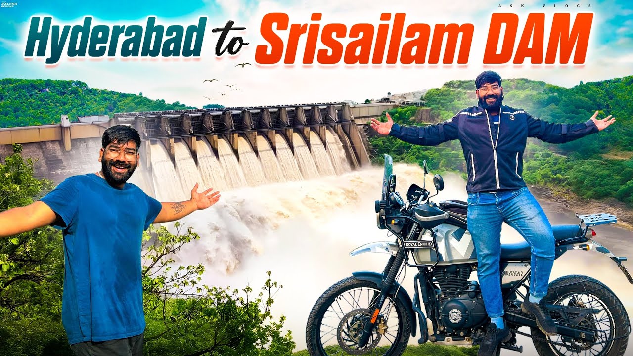 Hyderabad to Srisailam Bike Ride srisailam Dam Gates Open | Telugu Moto vlogs | ASK VLOGS |