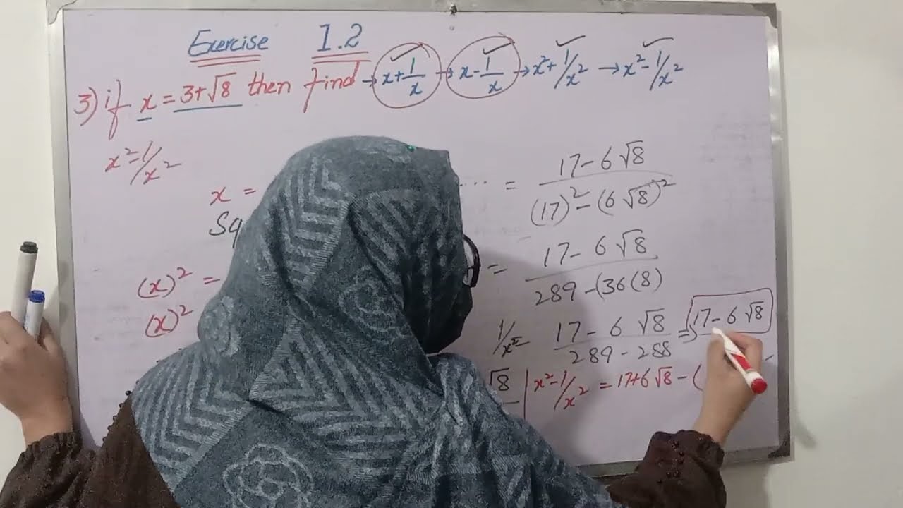 Chp 1 Math class 9th new addition exercise 1.2 question 3 part 1,2,3,4, with full explanation.
