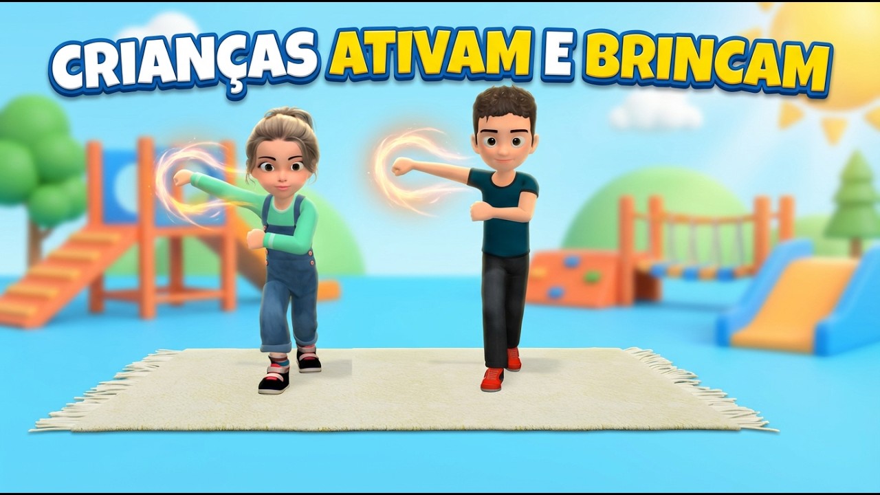 Treino Divertido de Brincadeira: Crianças Ativam e Brincam (20 Minutos)