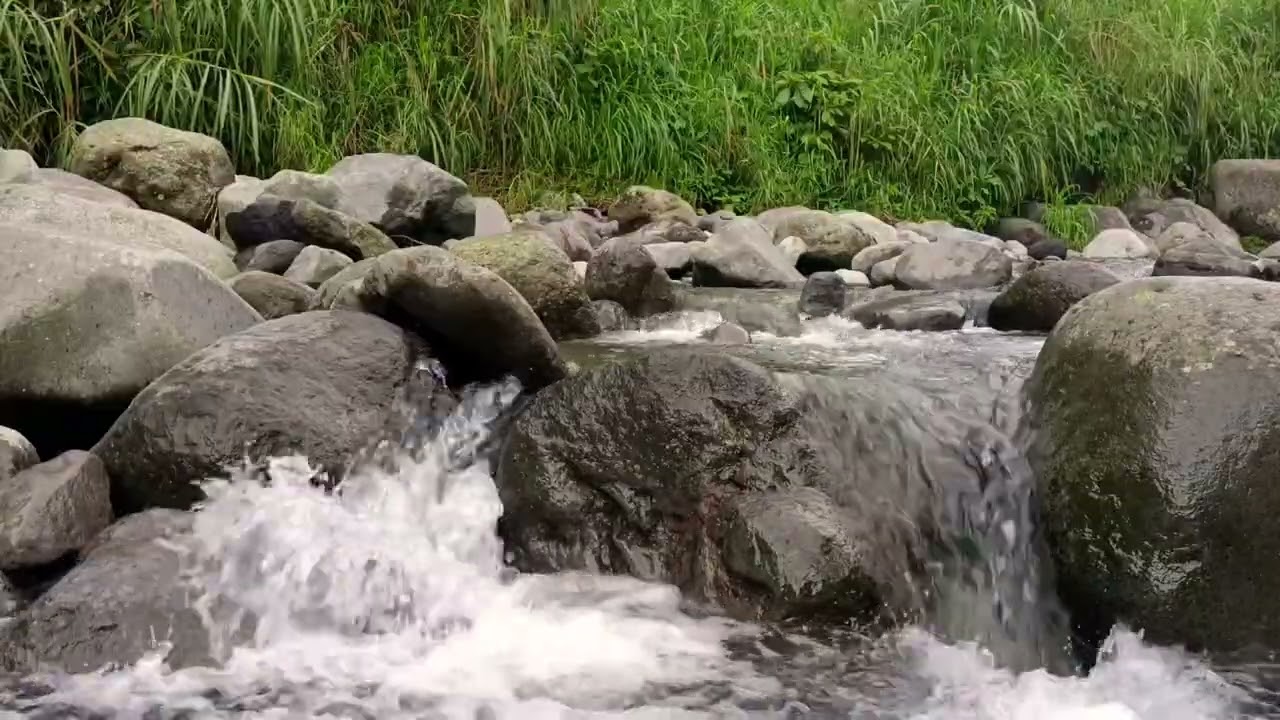 Quiet River in the Mountains – Sleep Background
