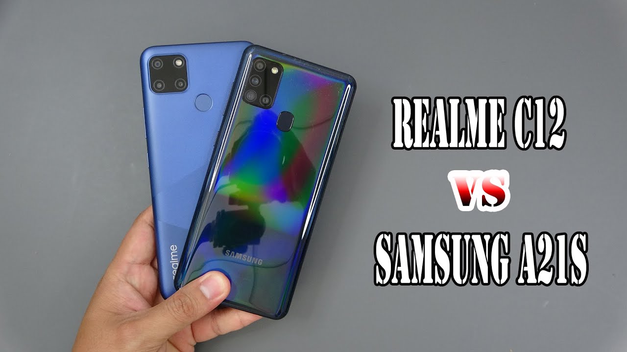 Realme C12 vs Samsung Galaxy A21s | SpeedTest and Camera comparison