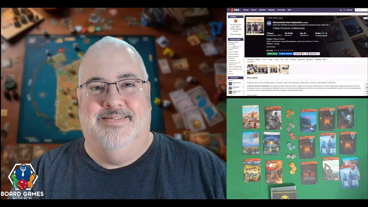 Monumental Duel Review ➔➔  Board Games with Rob