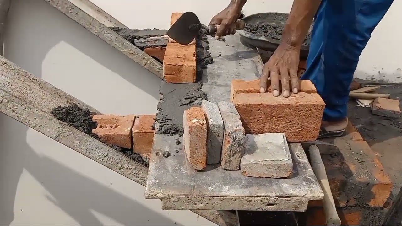 How to make step stair स्टैप वाला जीना कैसे चढ़ाएं