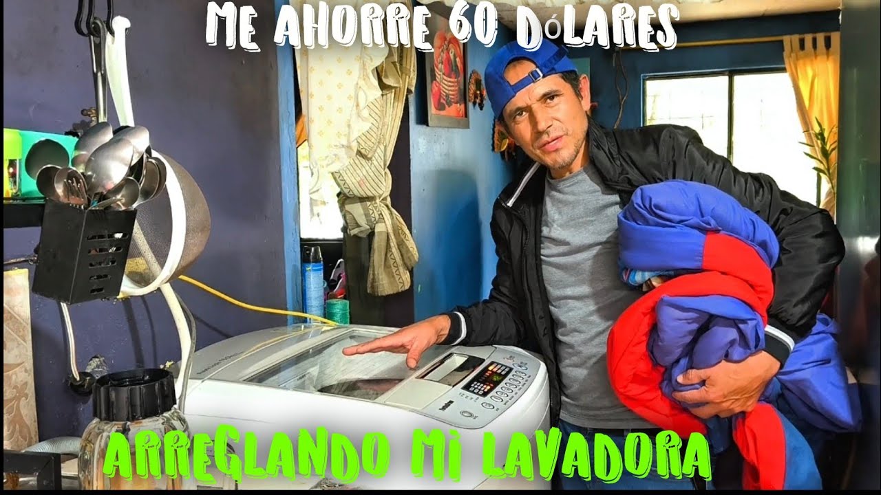 Me ahorre $60 arreglando mi lavadora 