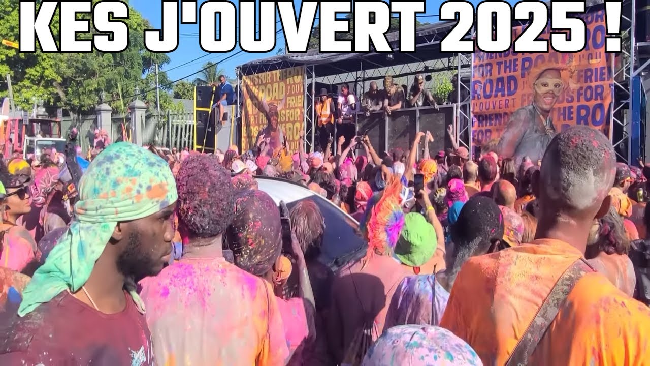 Trinidad J&rsquo;ouvert & KES Was BES! Dawn Mas Paint, Powder & Soca Explosion!