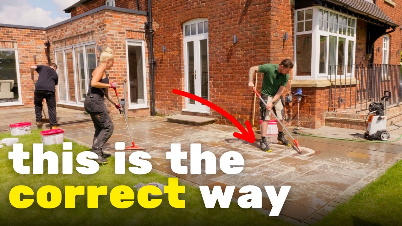 How To ACTUALLY Grout Your Patio