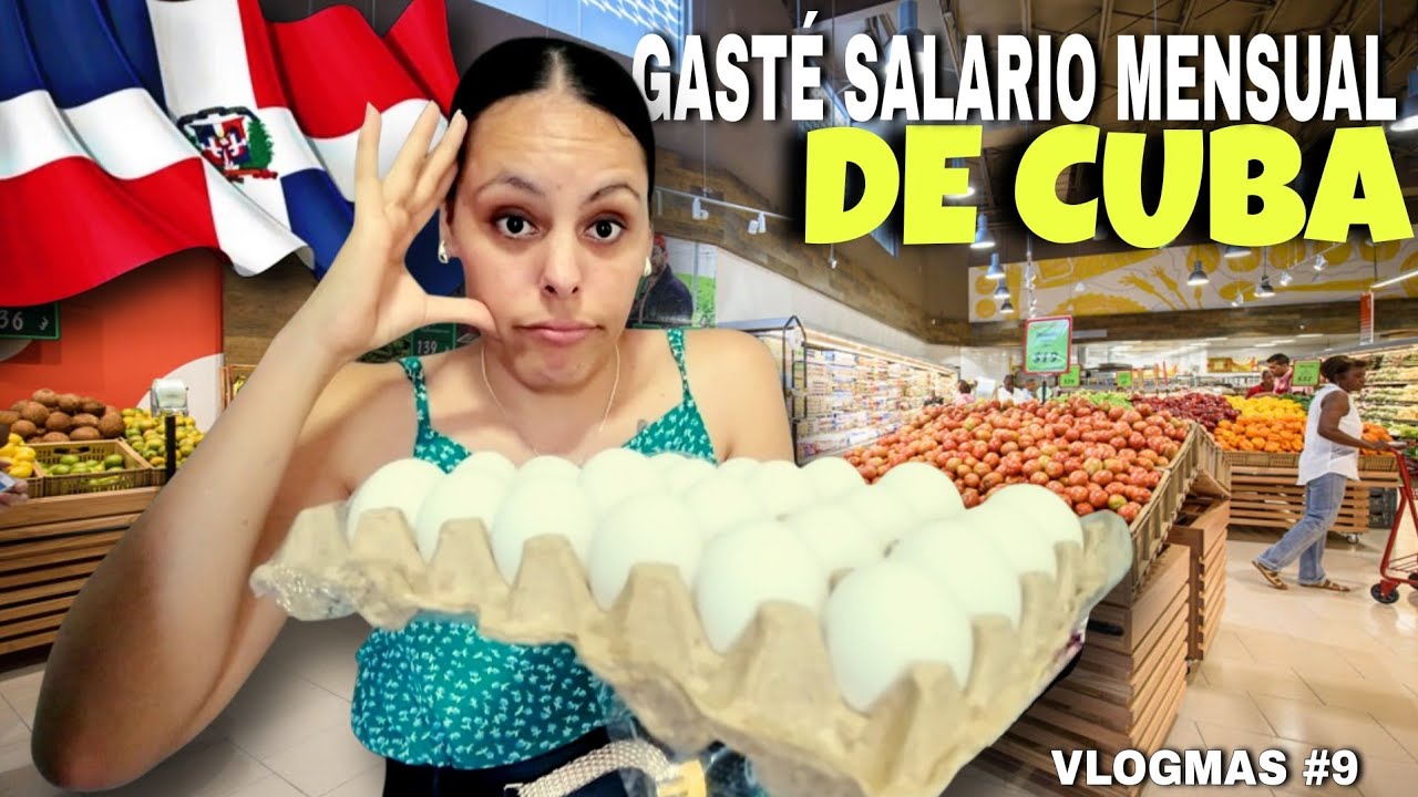 😱Esto COMPRÉ en un SUPERMERCADO de República Dominicana con un SALARIO de Cuba//No puede ser verdad!