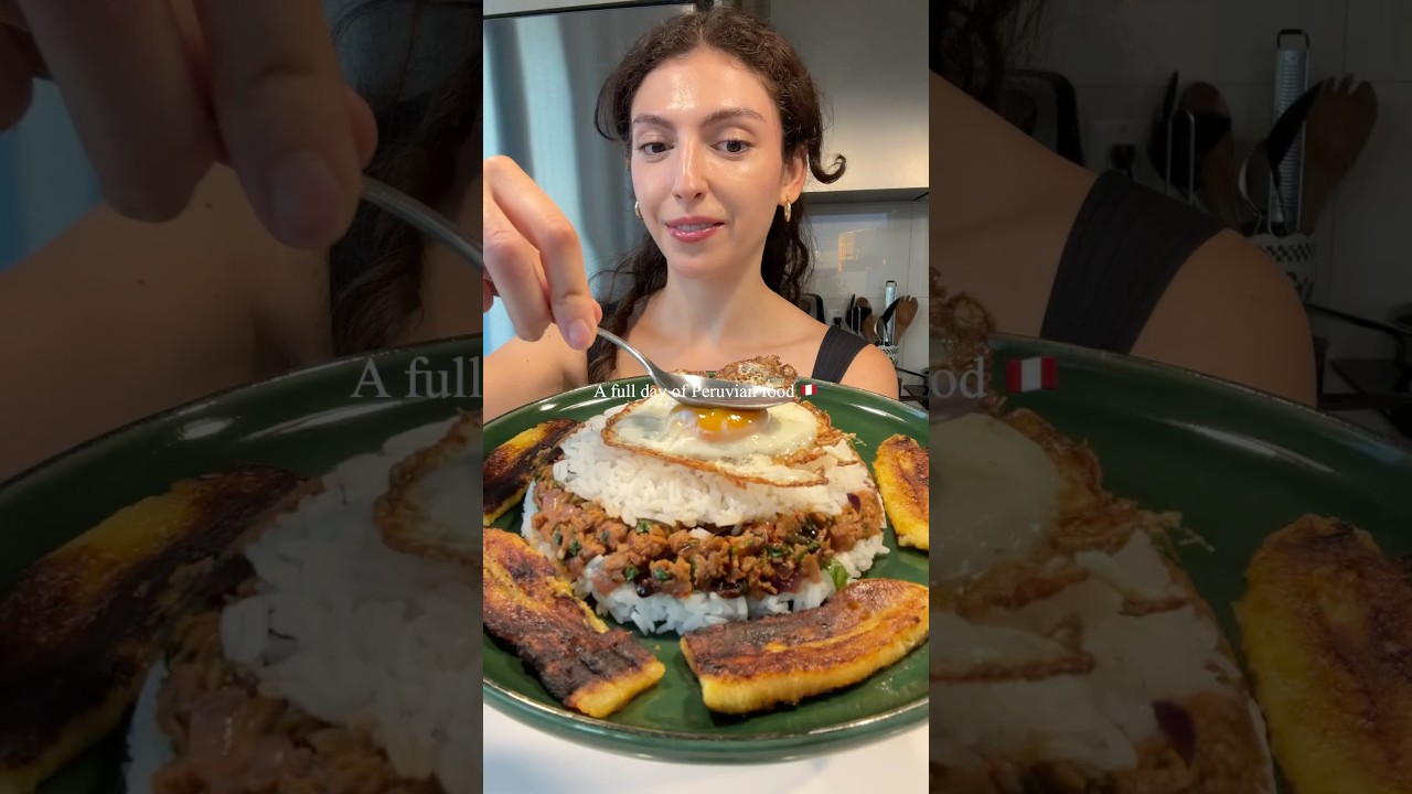 Eating only Peruvian food for a day 🇵🇪