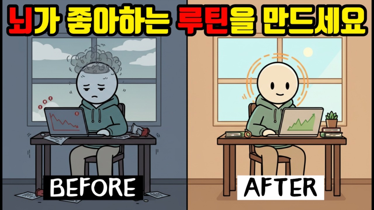 뇌가 루틴을 갈망하는 이유: 10분 만에 깨지지 않는 습관 만들기