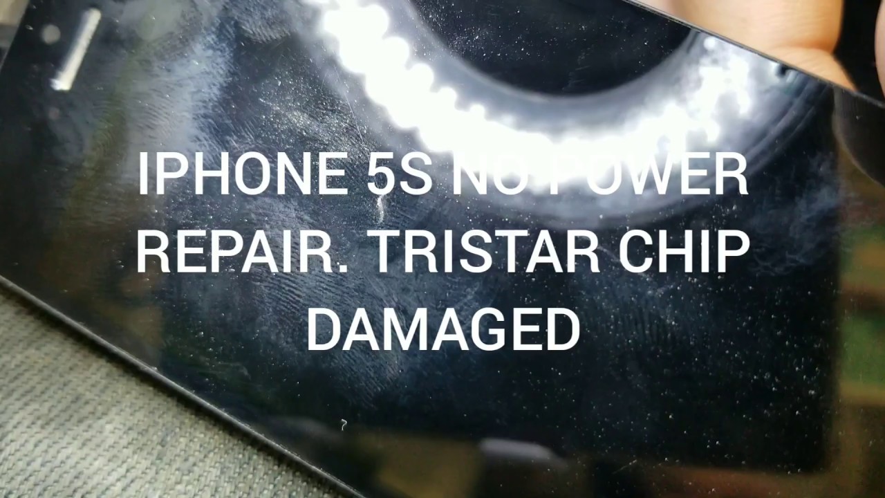iPhone 5s no turn on, no charging change the tristar ic replace to fix the problem