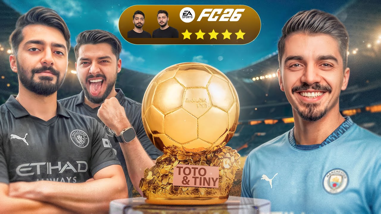 کدوم یوتیوبر توپ طلا بیشتری برنده میشه؟ ⚽ قسمت سوم Toto&Tiny 😍