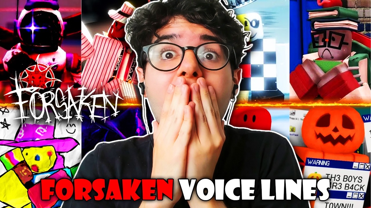 ALL FORSAKEN *NEW* VOICE LINES!! 🔥 [Azure Update] #2