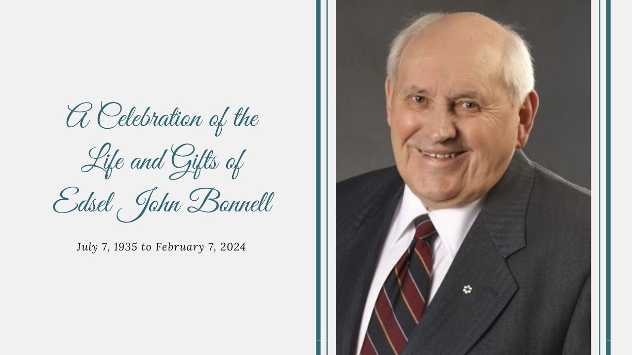 Gower Street United Church Live - A celebration of the life and gifts of Edsel John Bonnell