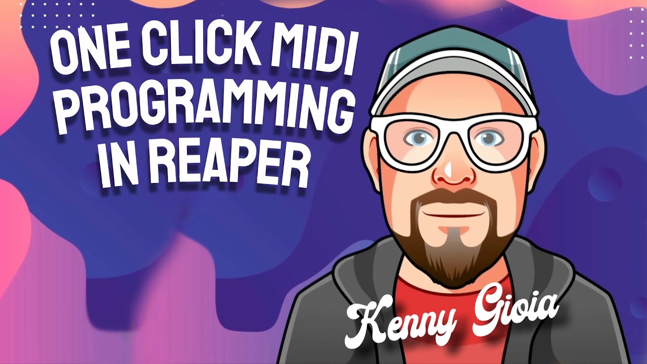 Программирование MIDI в один клик в REAPER