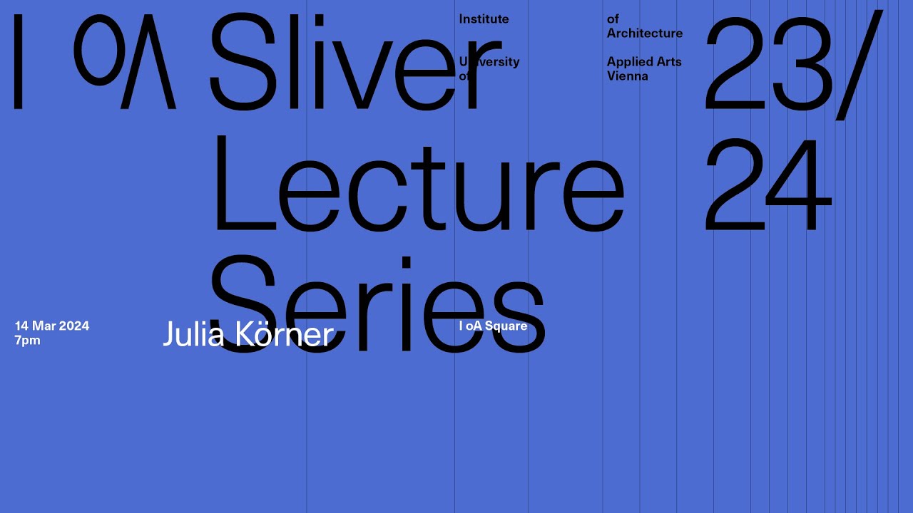 I oA Sliver Lecture Series 2023/24 