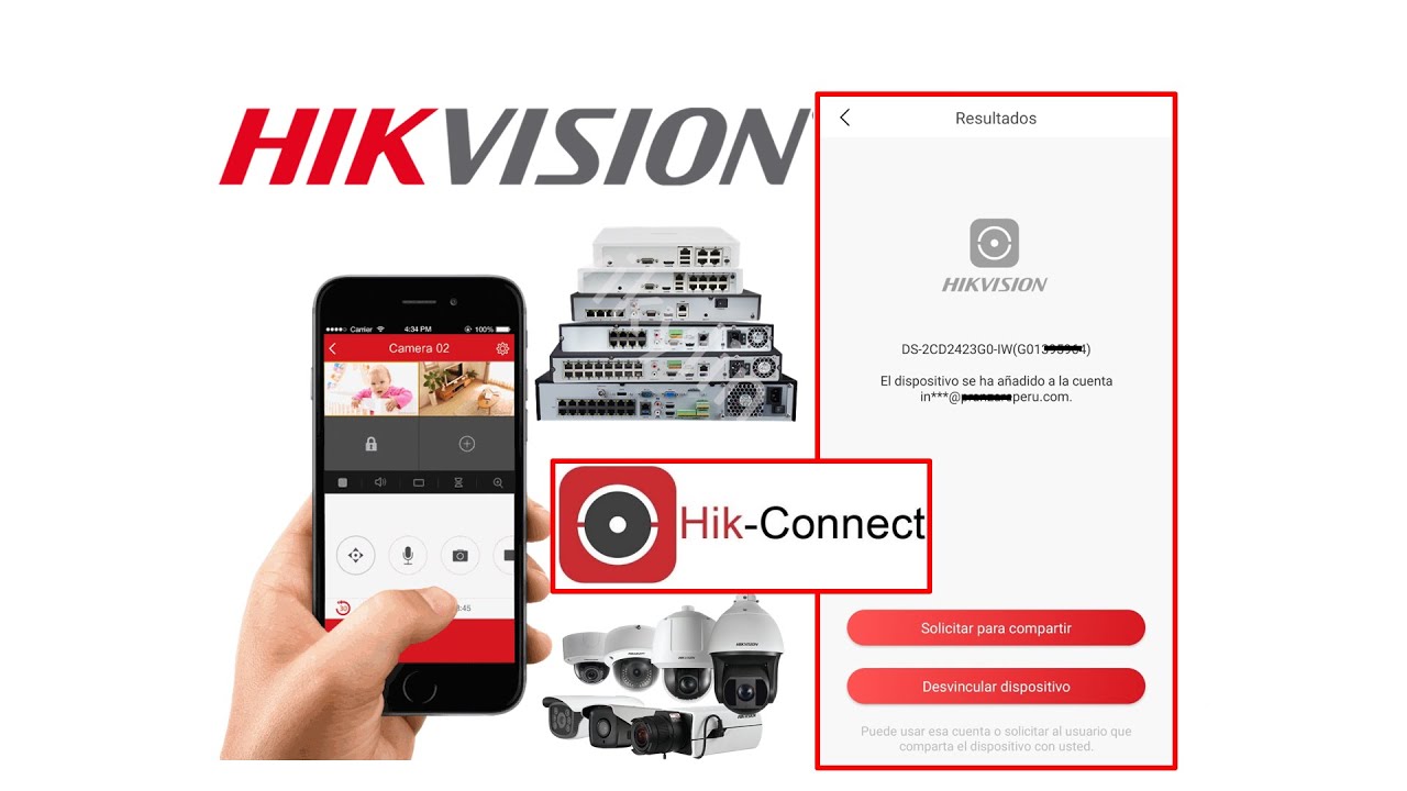 COMO DESVINCULAR  DVR, NVR Y CÁMARAS HIKVISION DE App HIK-CONNET