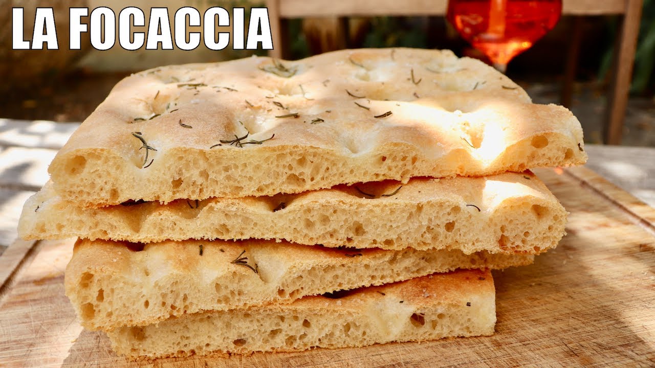 RECETTE FOCACCIA : La savoureuse FOUGASSE italienne