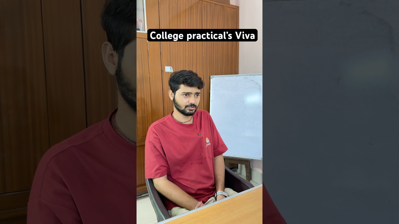 Me in my college practical&rsquo;s Viva 😂 #comedy #funny #college