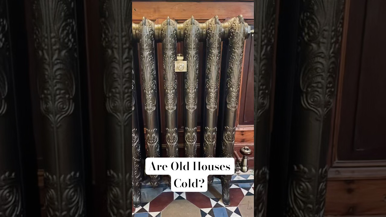 Are Old Houses Cold? #radiator #vintage #heating #interiordesign