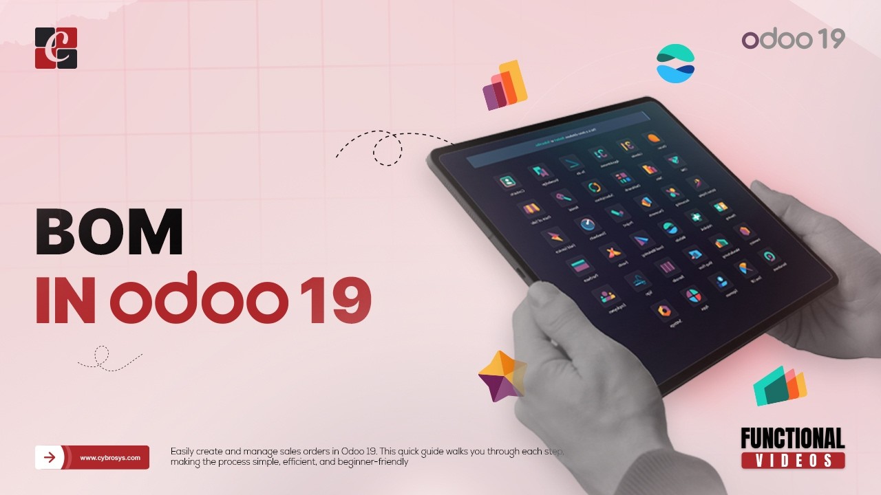 Bill of Materials (BOM) In Odoo 19 | Odoo 19 Features & Tips | Odoo 19 Functional Tutorials