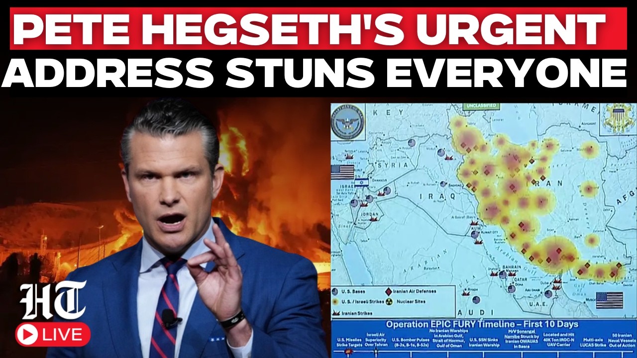 Pentagon Briefing LIVE | Defense Secretary Hegseth Delivers Major Announcement | US-IRAN War Update