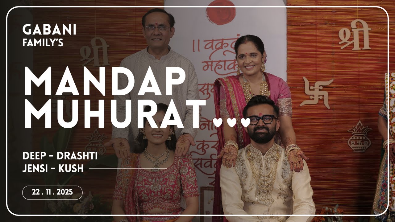 Mandap Muhurat | Highlight | Deep-Drashti | Jensi-Kush