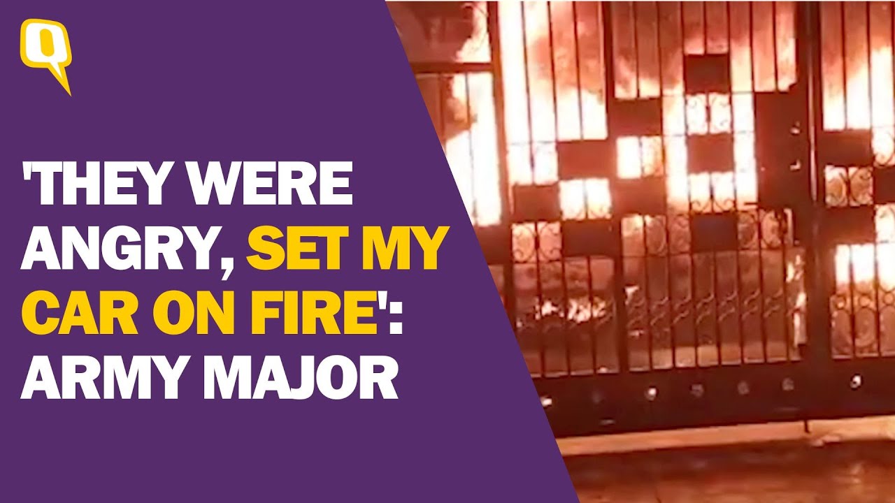 Why This Army Major&rsquo;s Car Was Set On Fire in Lucknow