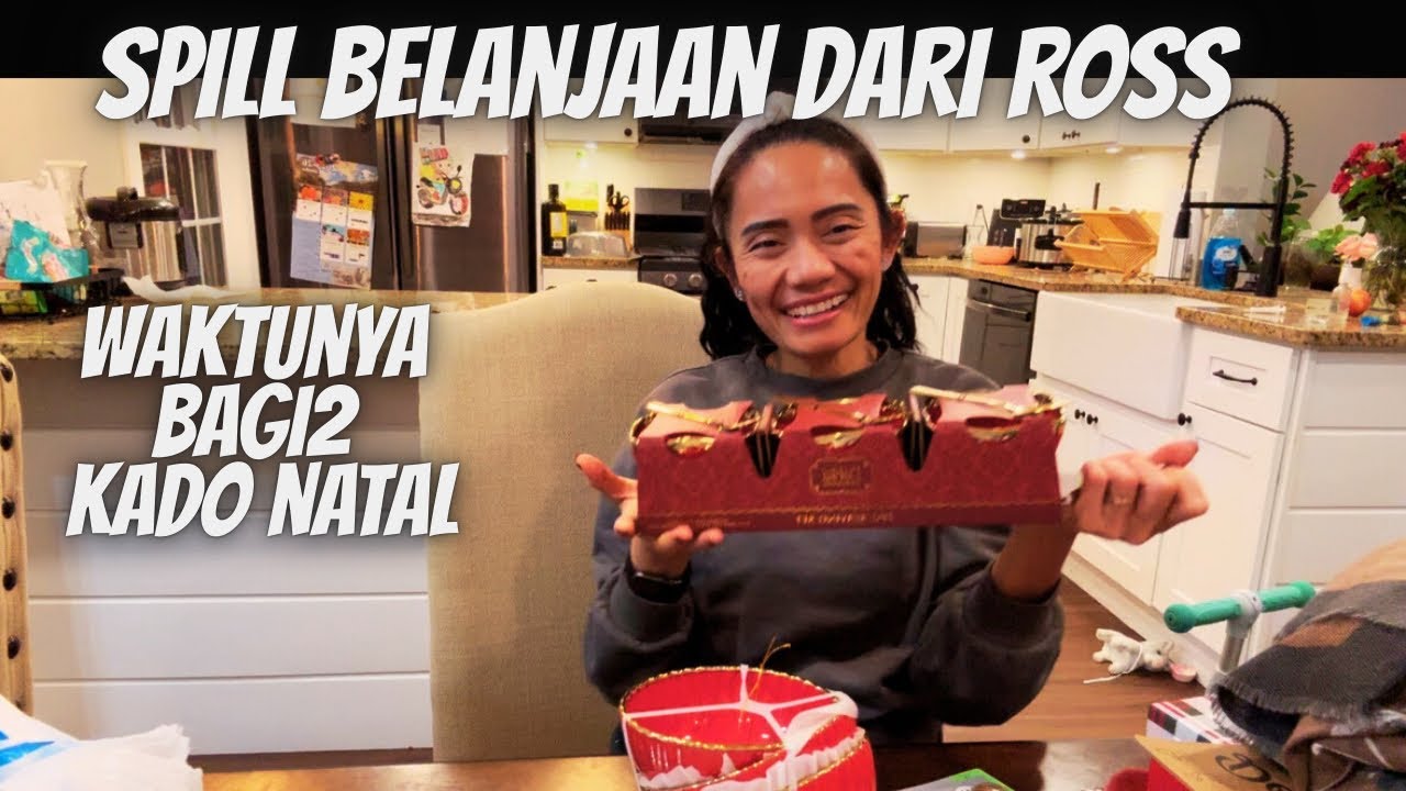 Bongkar kado dari Ross dress for less waktunya bagi2 hadiah natal 